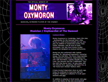 Tablet Screenshot of montyoxymoron.com